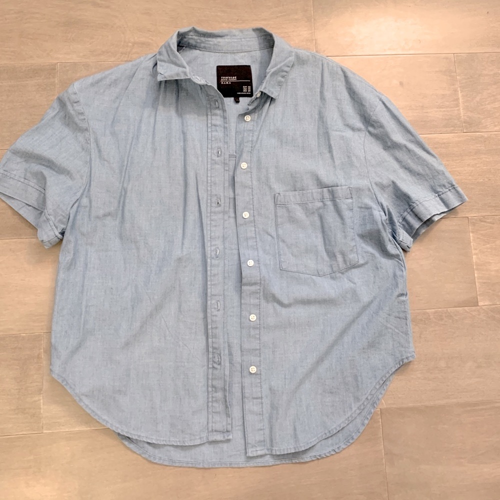 Zara Denim Top
